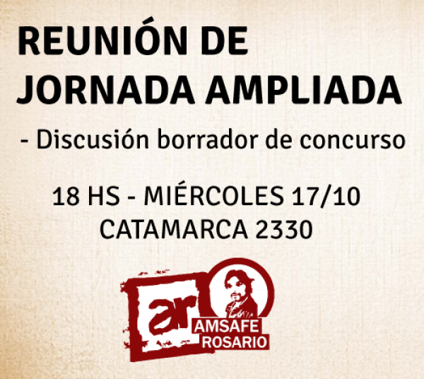 Reunión de Jornada Ampliada