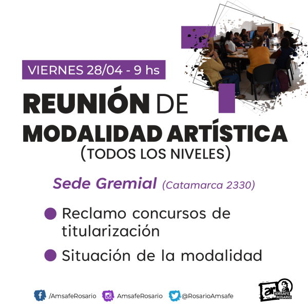 Reunión Modalidad Artística 