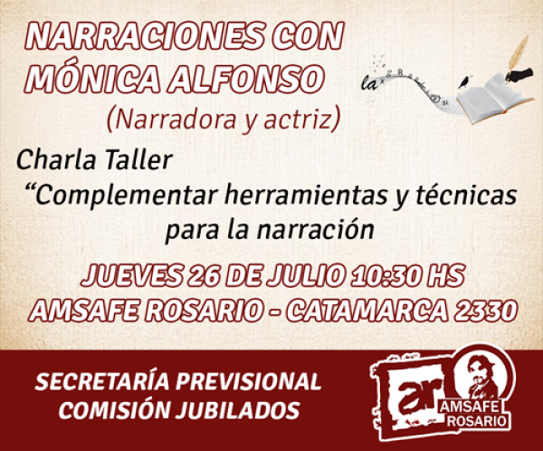 Narraciones con Mónica Alfonso