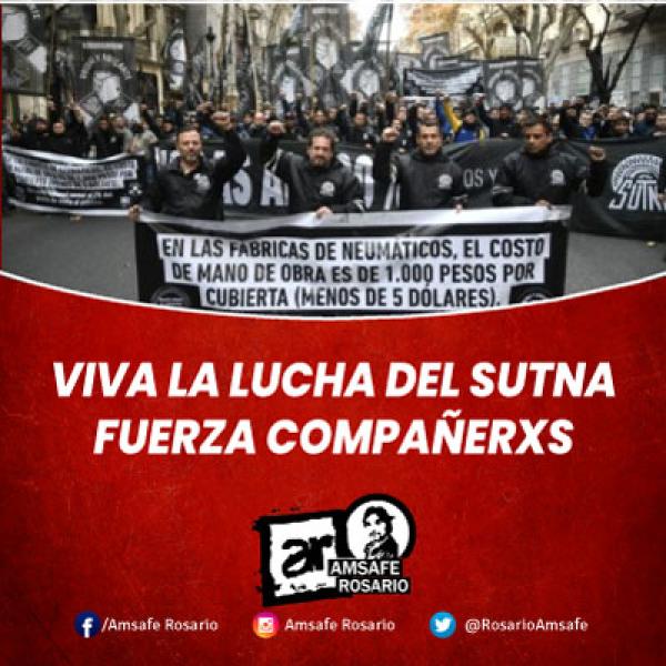 Viva la lucha del SUTNA