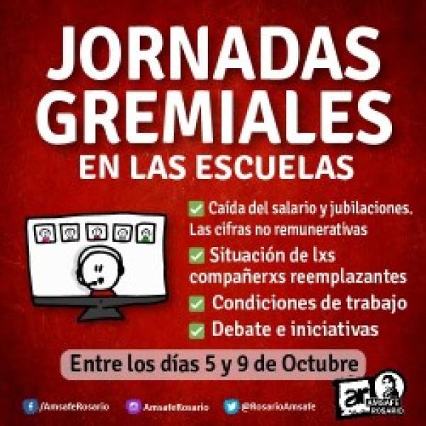 Jornadas Gremiales en las Escuelas: Texto para el Debate