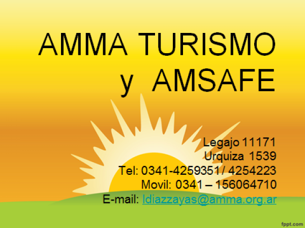 Promociones turísticas de Amsafe Rosario y AMMA
