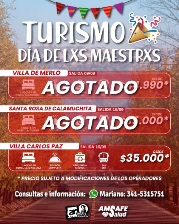 Turismo Día de lxs Maestrxs