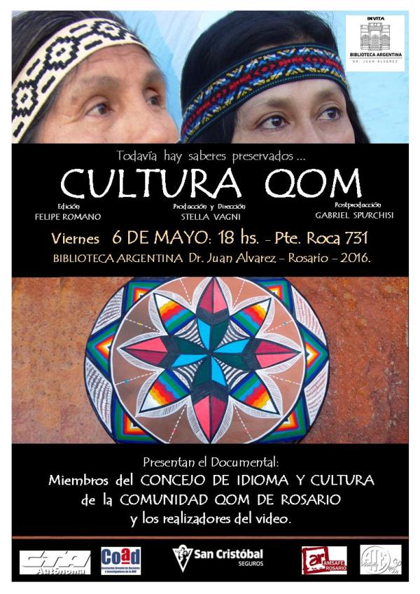 Amsafe Rosario Invita a la presentación del vídeo “Cultura Qom”