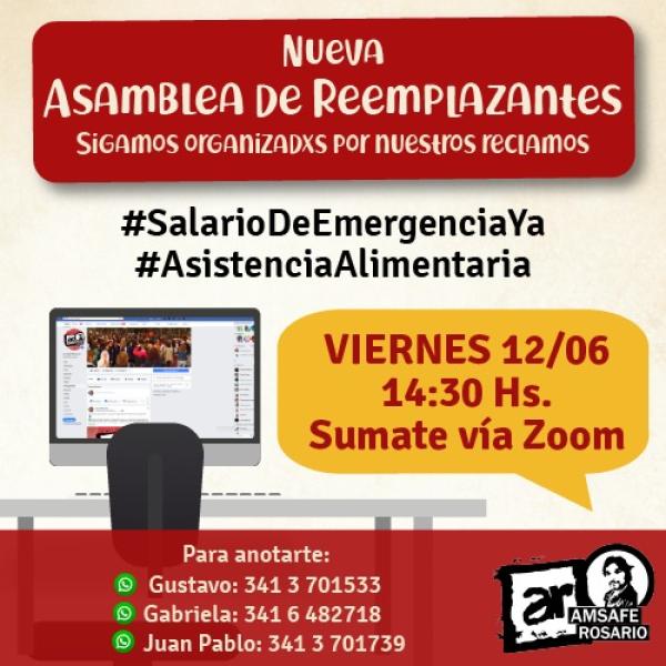 Nueva asamblea de reemplazantes