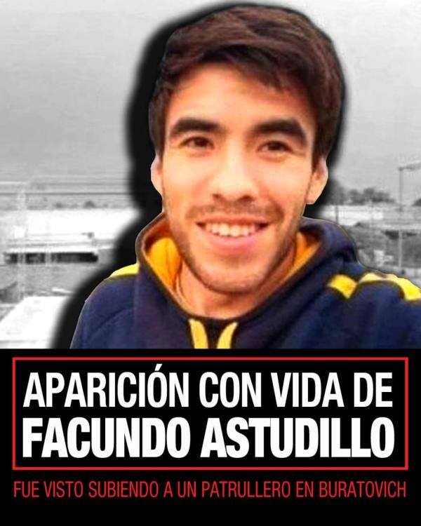 Exigimos la aparición con vida de Facundo Astudillo