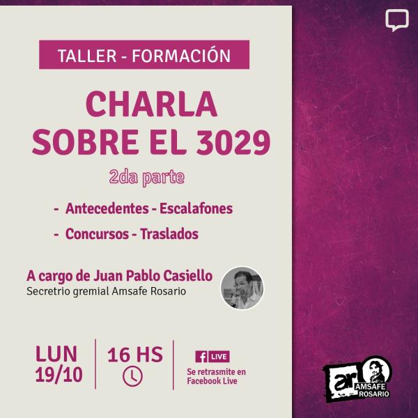 Charla sobre el 3029, segunda parte