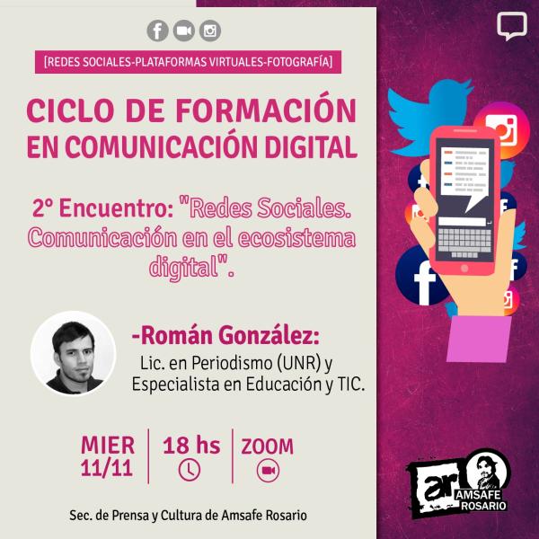 Ciclo en Formación en Comunicación Digital: Redes Sociales. Comunicación en el ecosistema digital