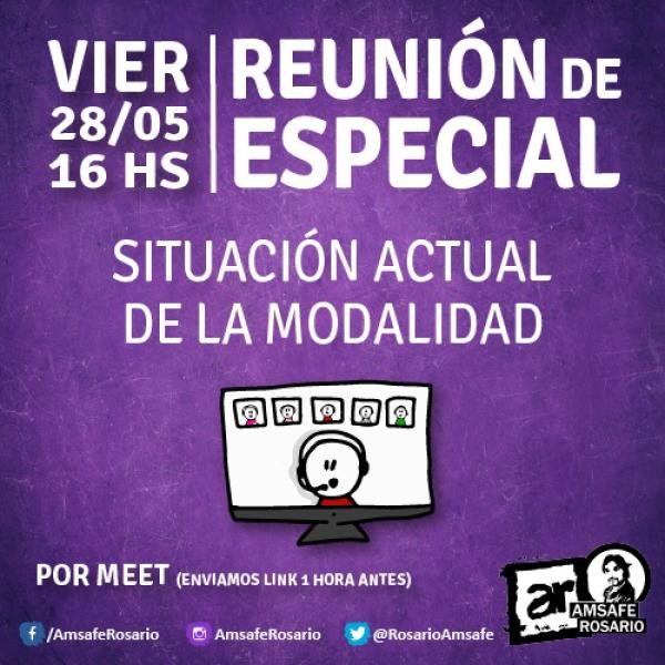 Reunión de Modalidad Especial