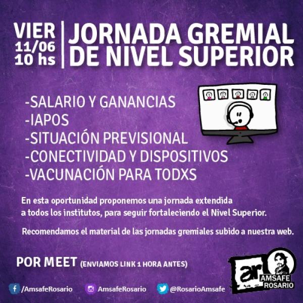 Jornada gremial de Nivel Superior