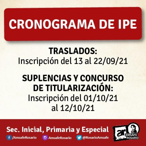 Cronograma IPE