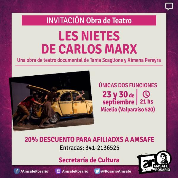 Teatro: Vuelven Les nietes de Carlos Marx