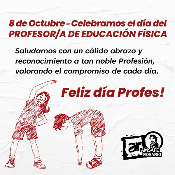 Día del Profesor/a de Educación Física.