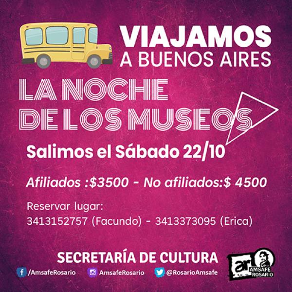 Viajamos a la Noche de los Museos 2022 en Buenos Aires