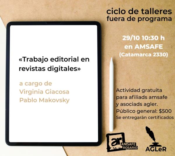 Taller: Trabajo editorial en revistas digitales