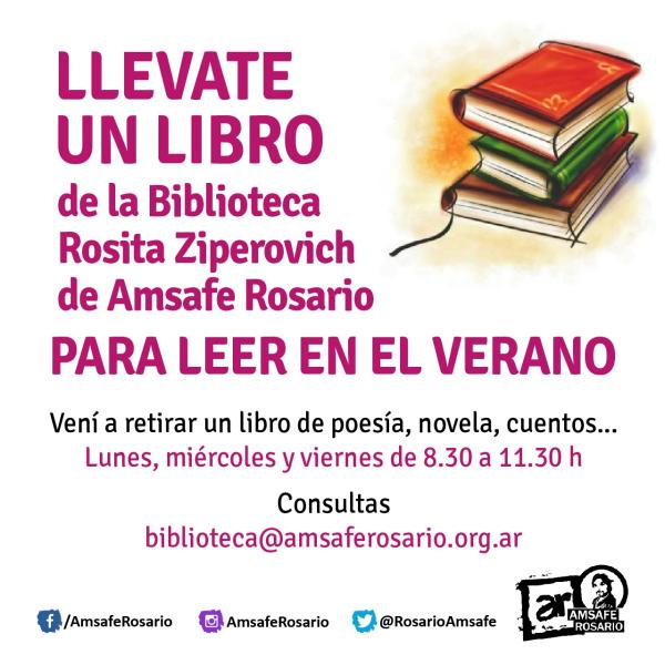 Llevate un libro para leer en el verano