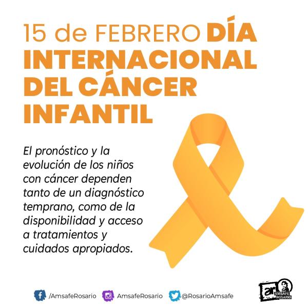 15 de febrero Día Internacional del Cáncer Infantil