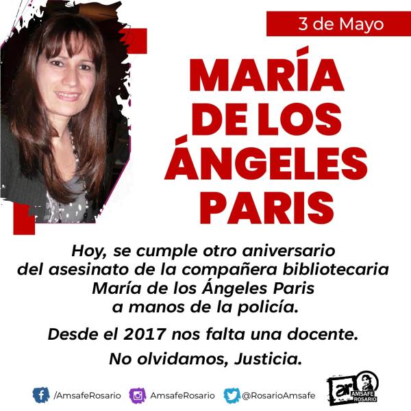 ¡María de los Ángeles Paris Presente!