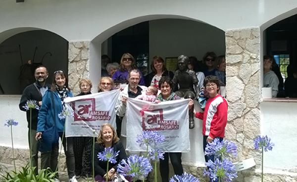 En la Falda con compañeras y compañeros jubilados