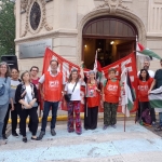 Marcha en solidaridad con el pueblo palestino