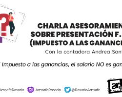 Charla asesoramiento sobre presentación F.572 (Impuesto a las ganancias)