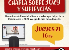 Charla sobre el 3029 y Suplencias.