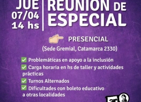 Reunión de Especial