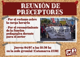 Reunión de Preceptores