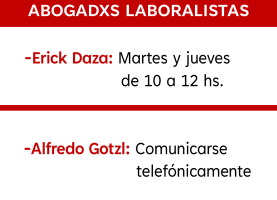 ABOGADX LABORALISTA