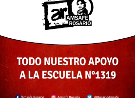 Todo nuestro apoyo a la Escuela N°1319