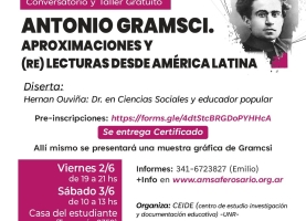 Taller: Antonio Gramsci. Aproximaciones y (re) lecturas desde América Latina.