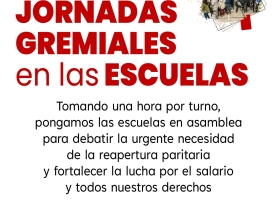 Jornadas Gremiales en las Escuelas