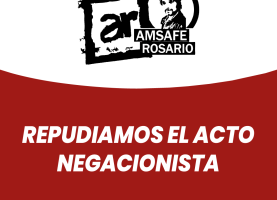 Repudiamos el acto negacionista