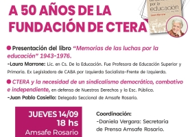 Charla-Debate: A 50 años de la fundación de CTERA