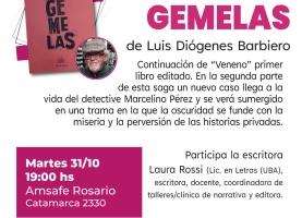 Presentación del libro: Gemelas