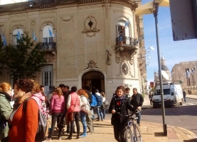 Amsafe Rosario acompaña a estudiantes en reclamo contra el aumento del boleto