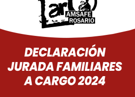 Declaración Jurada Familiares a Cargo 2024