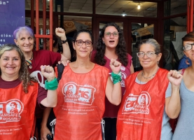 Conferencia de prensa en el Día Internacional de la Mujer y las Disidencias Trabajadoras