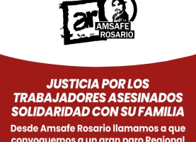 Justicia por los trabajadores asesinados. Solidaridad con su familia