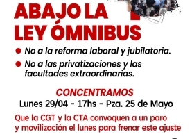 Abajo la ley ómnibus