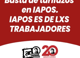  Basta de tarifazos en IAPOS