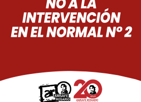 No a la intervención en el Normal N° 2