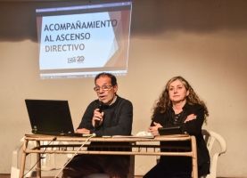 Seguimos con el acompañamiento en el concurso de ascenso. Charlas sobre los decretos 3029 y 456.