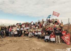 La comunidad Qom se moviliza al Ministerio de Educación