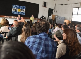 Reunión de delegadxs de AMSAFE Rosario