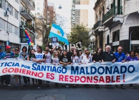 Otra multitudinaria marcha por Justicia por Santiago Maldonado