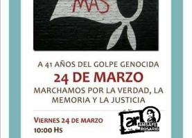 #24M: Marchamos por Memoria, Verdad y Justicia en VGG