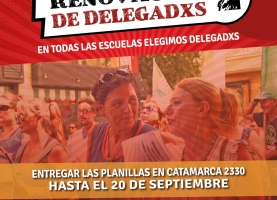 Campaña de renovación de delegadxs