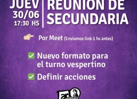 Reunión de Secundaria