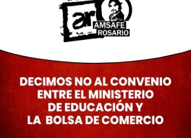 Decimos NO al convenio entre el Ministerio de Educación y la Bolsa de Comercio